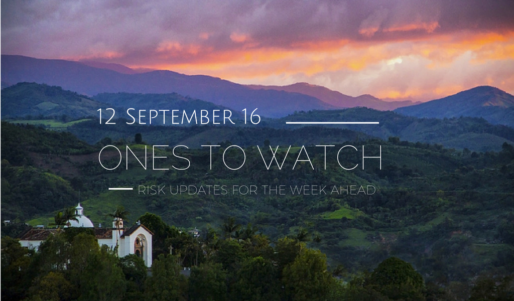 Ones to Watch: 12 September 2016