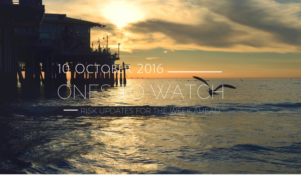 Ones to Watch: 10 October 2016