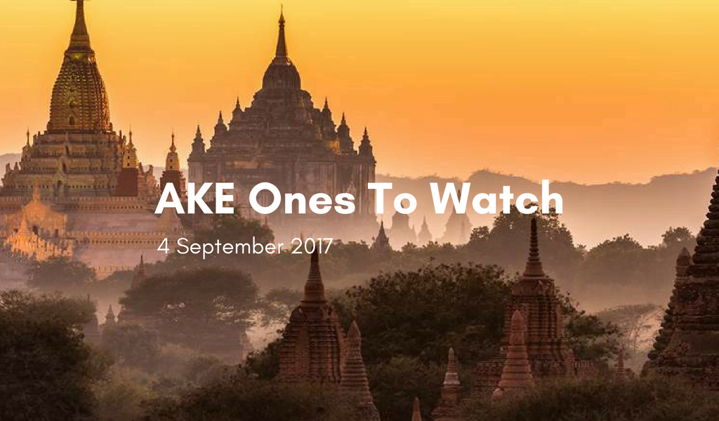 AKE Ones to Watch, 4 September 2017