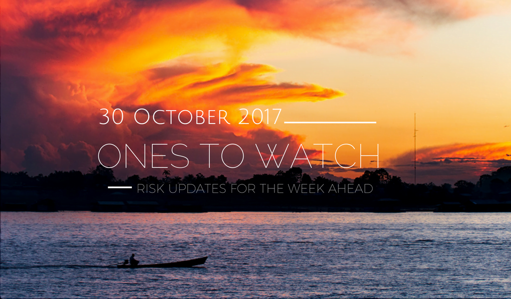 Ones to Watch, 30 October 2017