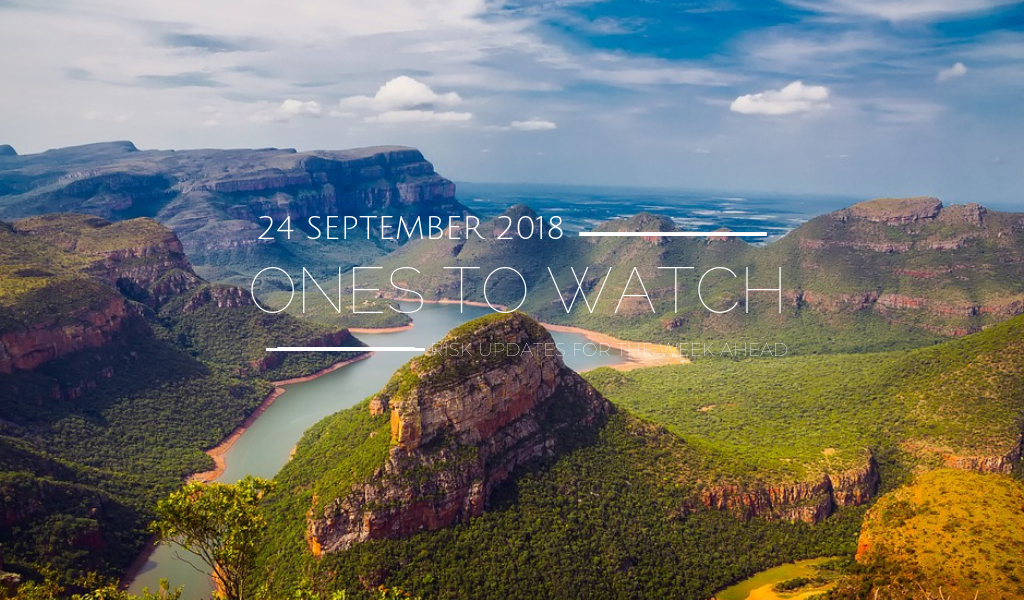 Ones to Watch, 24 September 2018