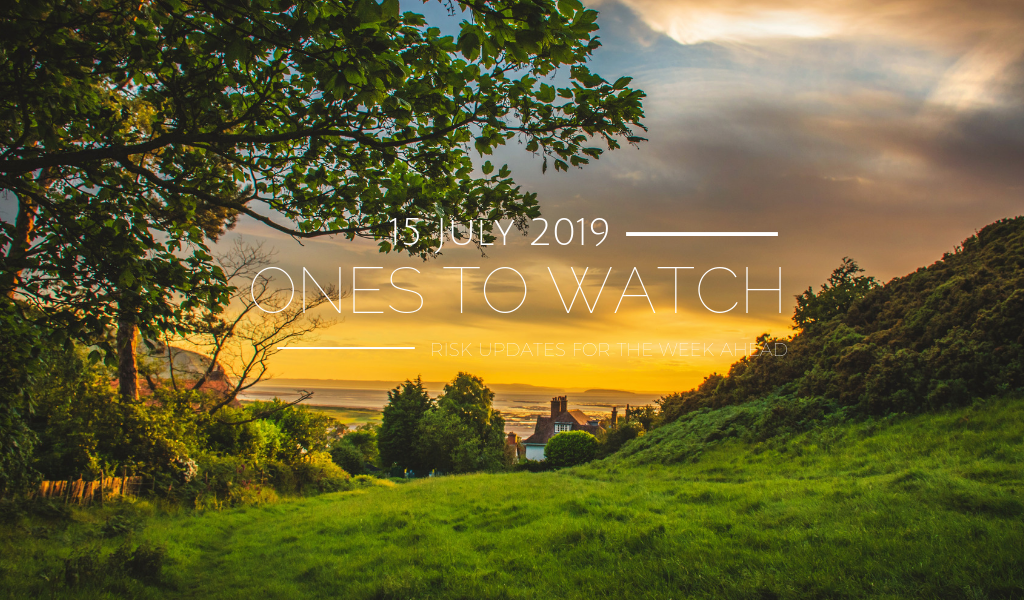 Ones to Watch, 15 July 2019