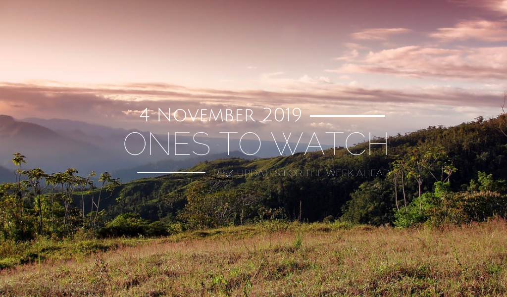 Ones to Watch, 4 November 2019